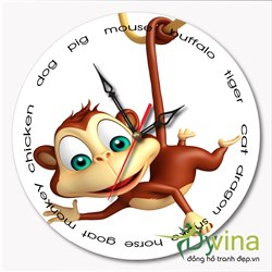 Đồng hồ tranh Dyvina tròn T028